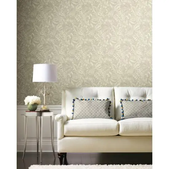 RoomMates Vintage Batik Jungle Peel & Stick Wallpaper Taupe/Beige {5}