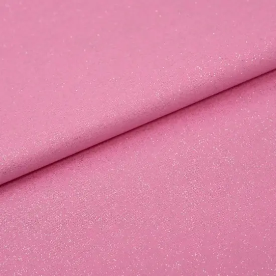 SINGER Solid Glitter Cotton Fabric Light Pink {3}