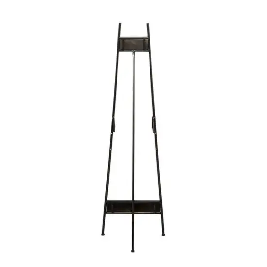 52" Black Iron Industrial Easel {8}