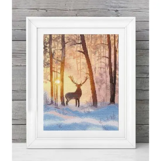 Oven In The Winter Forest Cross Stitch Kit {3}