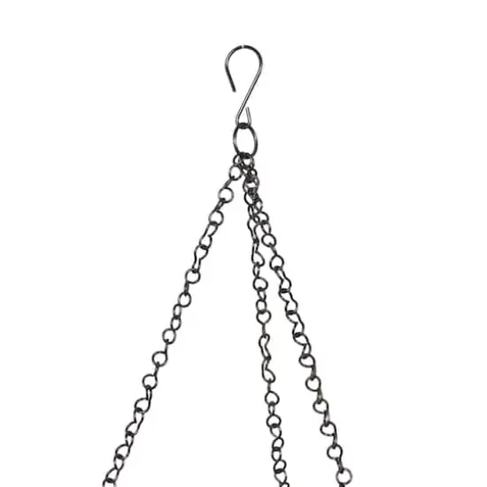 Black Metal Glam Planter Set, 5" & 7" {3}