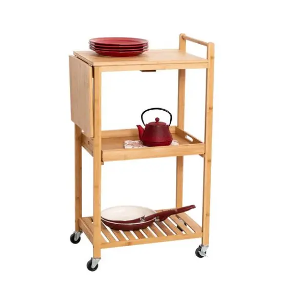 Honey Can Do Bamboo Rolling Cart {15}