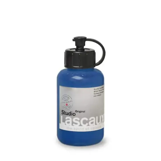 Lascaux Studio Acrylic Paint, 85mL 944 Cobalt Blue {1}