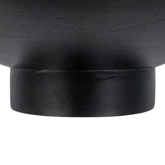 Hello Honey&reg; 12" Round Acacia Wood Pedestal with Metal Base {5}