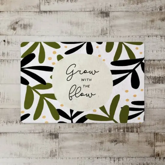 Grow With The Flow 27" x 18" Floor Mat {3}