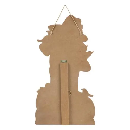 Glitzhome&reg; 2.5ft. Fall Wooden Painted Scarecrow Porch D&eacute;cor {8}