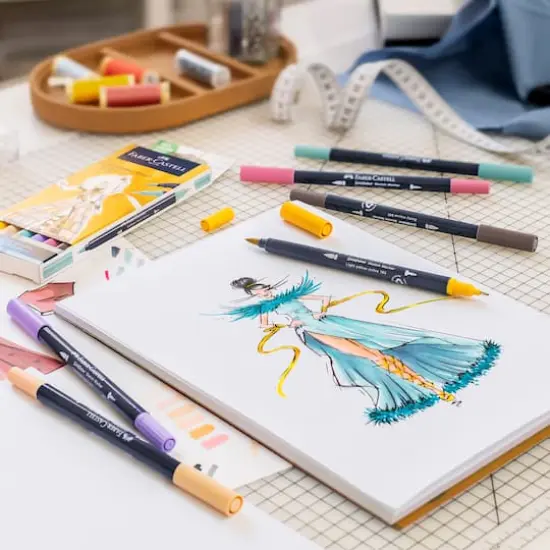 Faber-Castell&reg; Goldfaber Sketch Fashion Dual Tip Alcohol Markers {3}