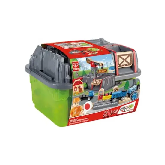 Hape Railway Bucket Builder Train Set {1}