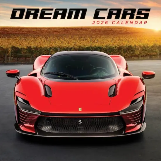 2026 Dream Cars Wall Calendar {1}