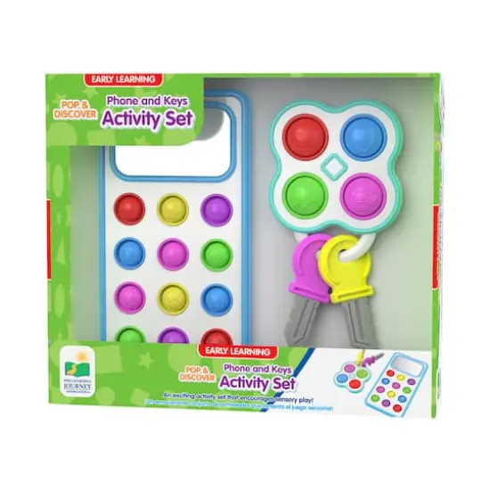 Early Learning - Pop & Discover Phone and Keys Activity Set {1}