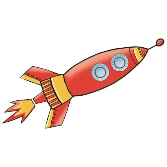 RoomMates Rocket Peel & Stick Giant Wall Decals {1}
