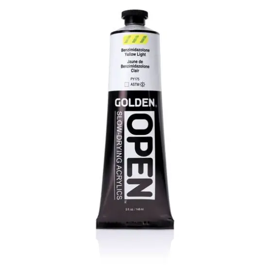 Golden&reg; OPEN&trade; Slow-Drying Acrylics, 5oz. Benzimidazole Yellow Light {1}