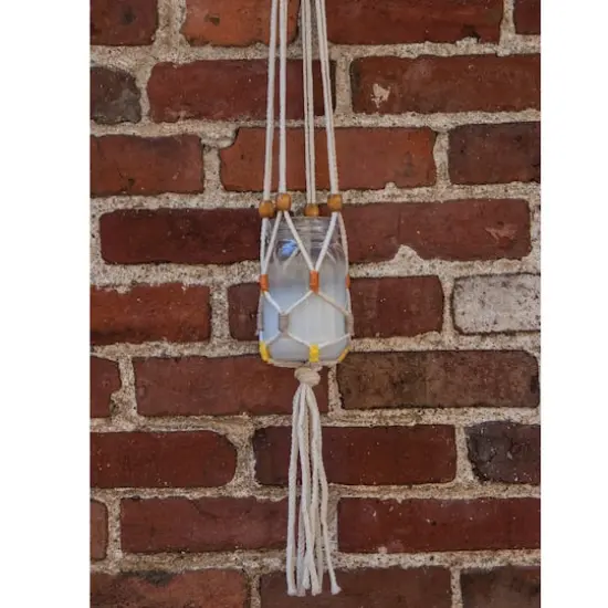 Pepperell Modern Macram&eacute; Hanging Jar Kit {4}