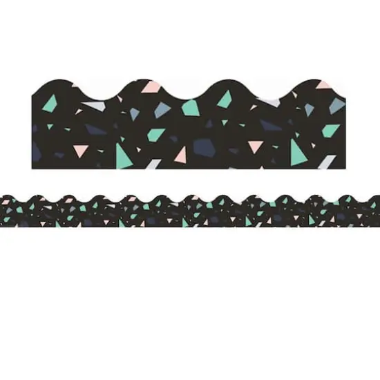 Eureka&reg; Simply Sassy Black Terrazzo Extra Wide Deco Trim&reg;, 222ft. {1}