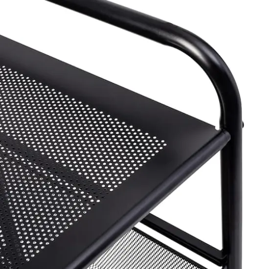 Honey Can Do Black 4-Drawer Rolling Cart {6}