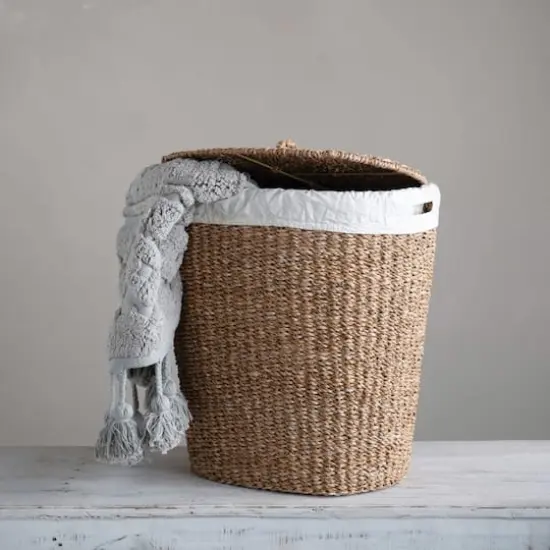 Hello Honey&reg; Gray Tufted Cotton Rug with Tassels, 26" x 54" {3}