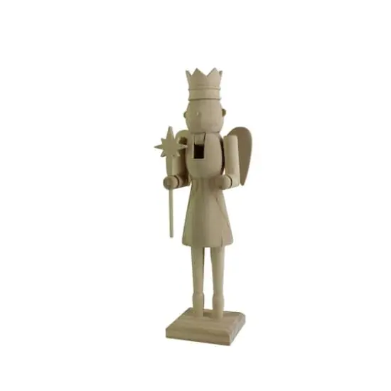 14" Angel DIY Pinewood Nutcracker by Make Market&reg; {4}