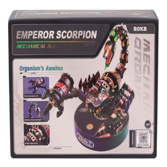 ROKR® Mechanical Age Emperor Scorpion LED 3D Puzzle Kit {5}