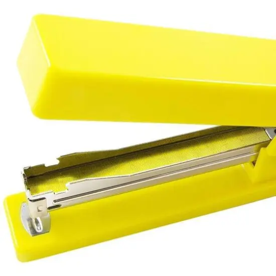 JAM Paper Desk Stapler & Staples Set Yellow/Yellow {4}