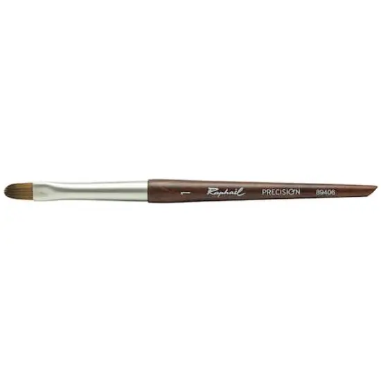 Rapha&euml;l Mini Precision Short Handle Filbert Brush, Size 01 {1}
