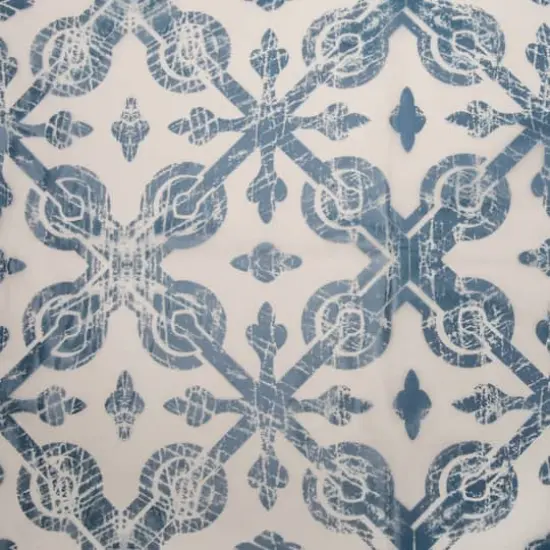 Bath Bliss Blue Lisbon Design PEVA Shower Curtain {4}