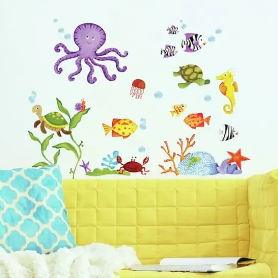 RoomMates Adventures Under The Sea Peel & Stick Wall Decals {4}