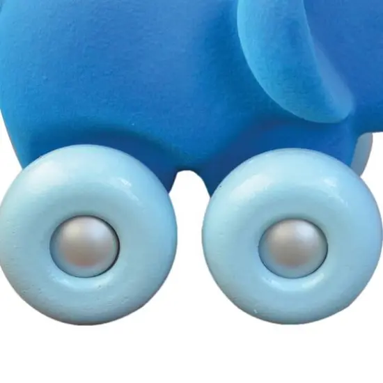 Rubbabu 7" Blue Elephant Aniwheelie Baby Toy {5}