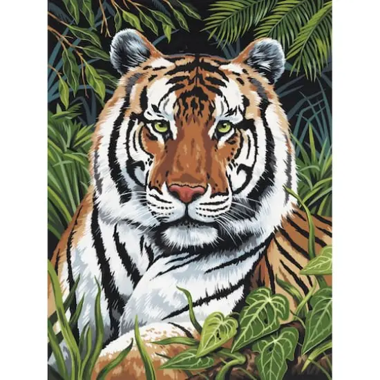 Royal & Langnickel&reg; Painting by Numbers&trade; Artist Canvas Series Tiger in Hiding Kit {1}