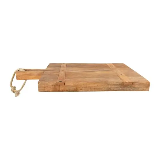 Hello Honey&reg; 18" Mango Wood Cheese Board with Rope on Handle {5}