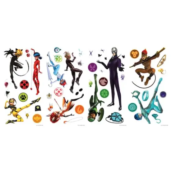 RoomMates Miraculous: Tales Of Ladybug and Cat Noir Peel & Stick Wall Decals {7}