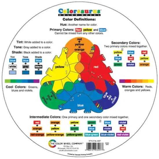 Color Wheel Co&trade; Colorsaurus&trade; Children's Color Wheel {1}