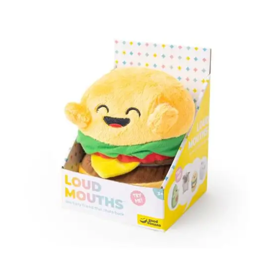 Good Banana&trade; Hamburger Loud Mouths Plush Toy {8}
