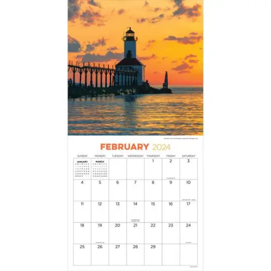 TF Publishing 2024 Indiana Wall Calendar {4}