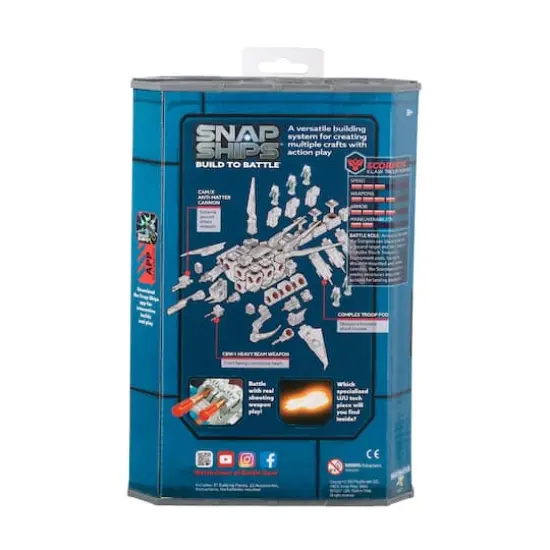 Snap Ships - Build to Battle: Scorpion K.L.A.W.Troop Dropper {5}