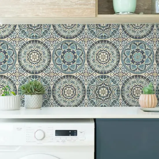 Surface Style Color Wheel Capri Peel & Stick Wallpaper {3}