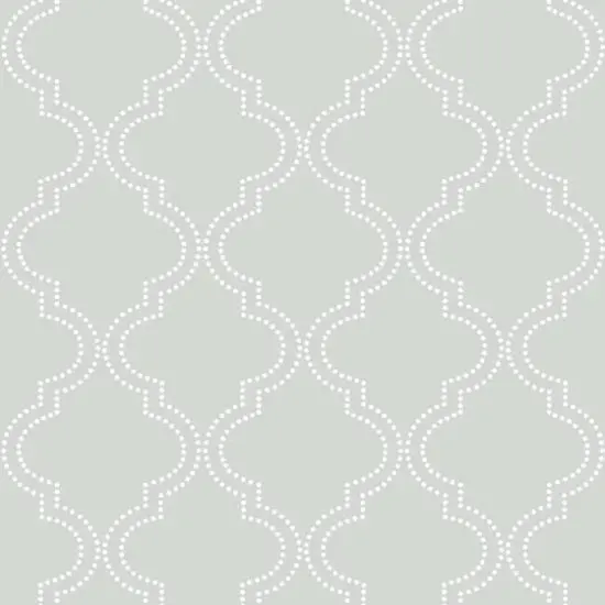 NuWallpaper Gray Quatrefoil Peel & Stick Wallpaper {1}