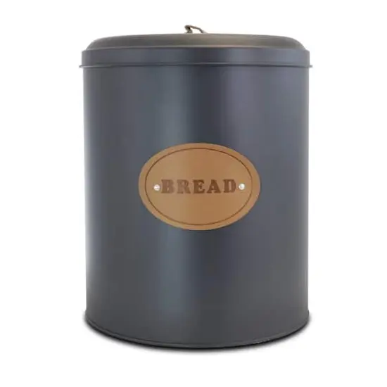 MegaChef Kitchen Food Storage & Organization Gray 5-Piece Canister Set {3}