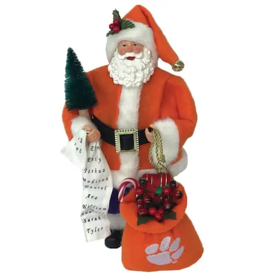 Santa's Workshop 12" Clemson Santa {1}