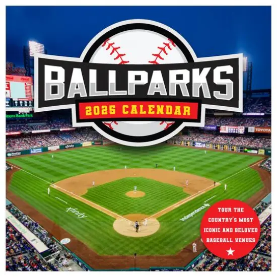 TF Publishing 2025 Ballparks Wall Calendar {1}