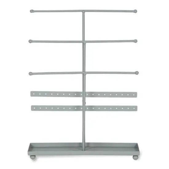 DII&reg; 3 Tier Jewelry Organizer Nickel Matte {5}