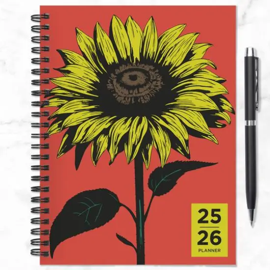 TF Publishing 2025-2026 Andy's Sunflower Medium Weekly/Monthly Planner {7}