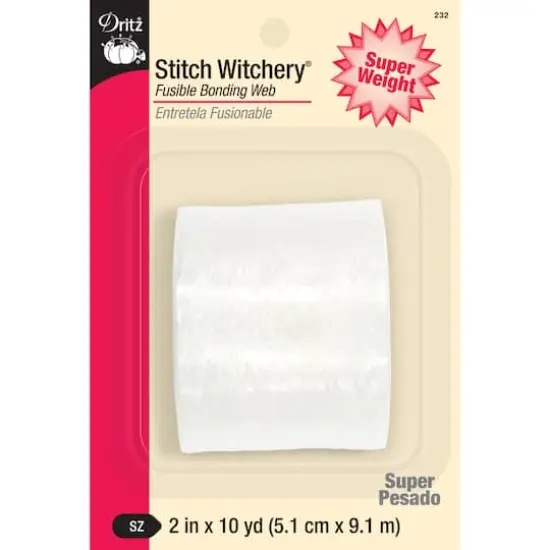 Dritz&reg; Stitch Witchery&reg; White Fusible Bonding Web, 2'' x 10yd. {1}
