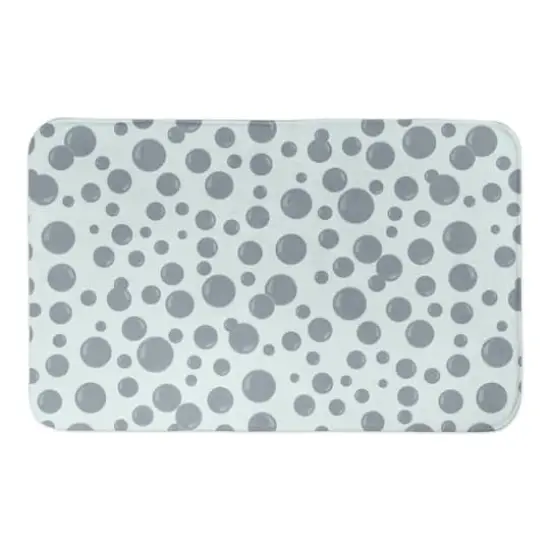 Bubbles All Over Bath Mat Green {1}