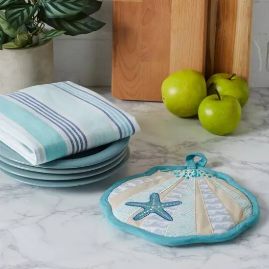 DII&reg; Seashell Potholder Gift Set {10}