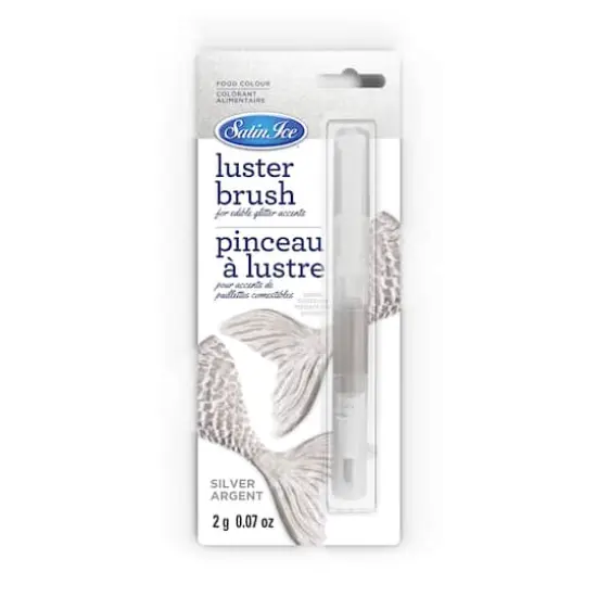Satin Ice&reg; Luster Brush Silver {1}