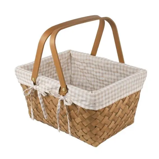 13" Picnic Basket with Liner by Ashland&reg; {3}
