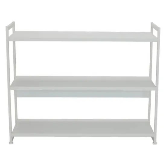 Household Essentials Jamestown 42" Wide Bookshelf White {9}