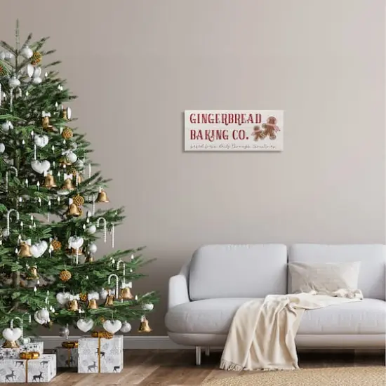 Stupell Industries Gingerbread Baking Co Holiday Canvas Wall Art {3}