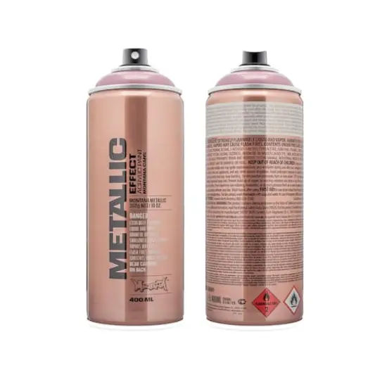 Montana&trade; Cans Metallic Effect Spray Paint, 400mL Rose {1}