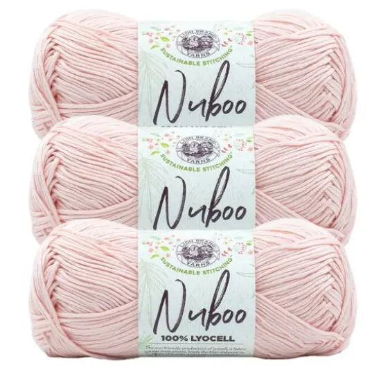 3 Pack Lion Brand&reg; Nuboo Yarn Blush {1}